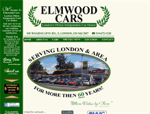 Tablet Screenshot of elmwoodcars.com